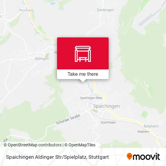Карта Spaichingen Aldinger Str / Spielplatz