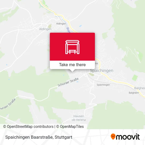 Карта Spaichingen Baarstraße