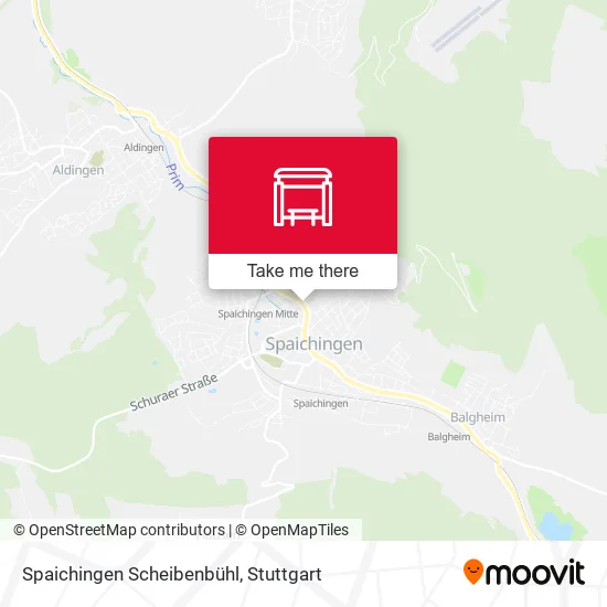 Карта Spaichingen Scheibenbühl