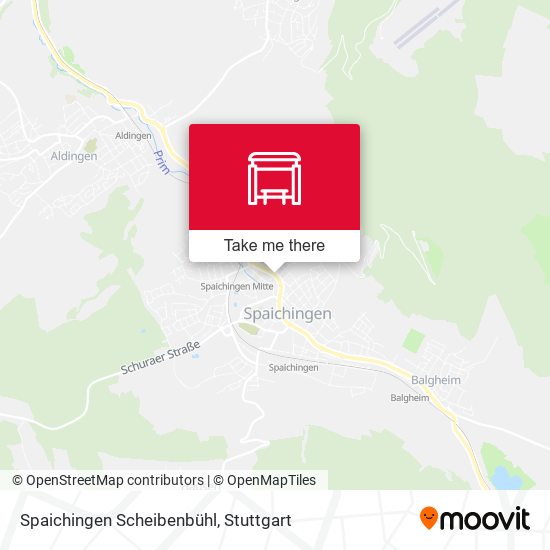 Spaichingen Scheibenbühl map