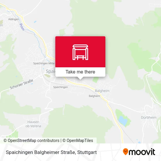 Карта Spaichingen Balgheimer Straße