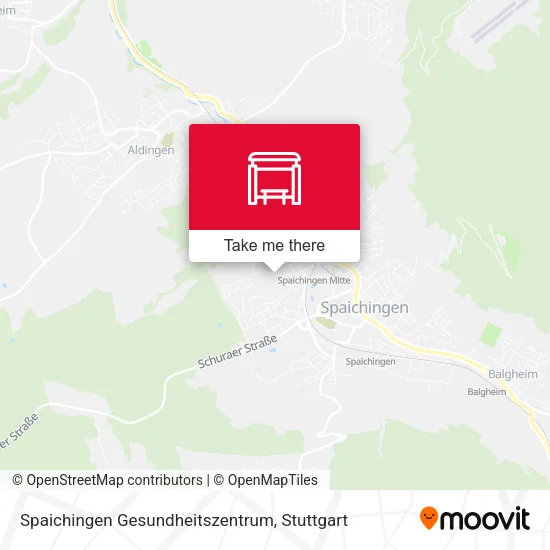 Карта Spaichingen Gesundheitszentrum