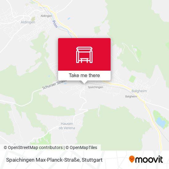 Spaichingen Max-Planck-Straße map