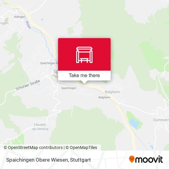 Spaichingen Obere Wiesen map