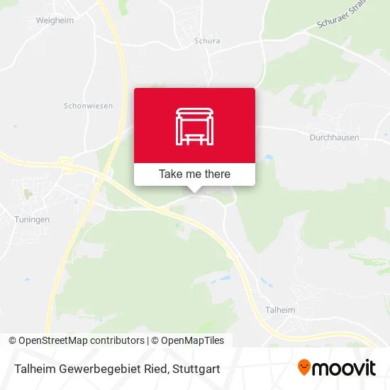 Карта Talheim Gewerbegebiet Ried