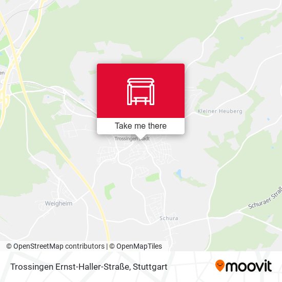 Trossingen Ernst-Haller-Straße map