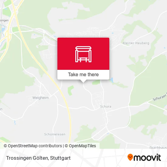 Карта Trossingen Gölten