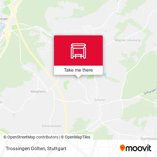 Карта Trossingen Gölten