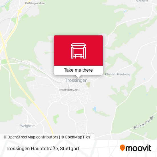 Trossingen Hauptstraße map