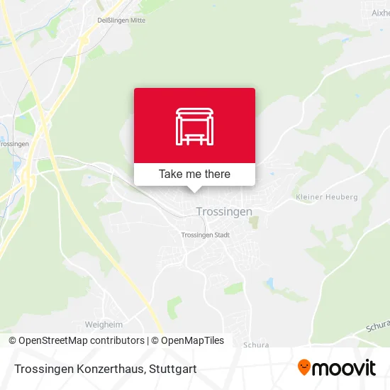 Карта Trossingen Konzerthaus