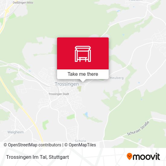 Карта Trossingen Im Tal