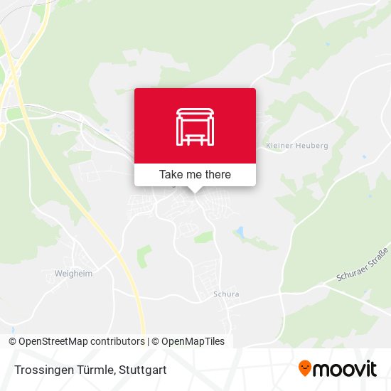 Trossingen Türmle map