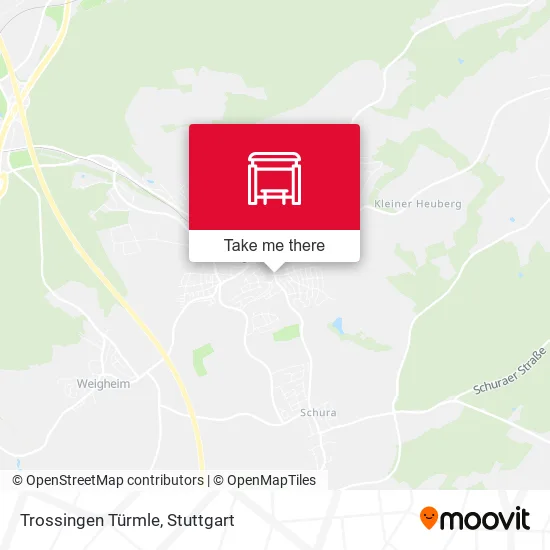 Карта Trossingen Türmle