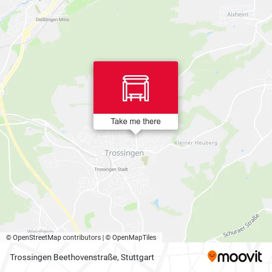 Карта Trossingen Beethovenstraße