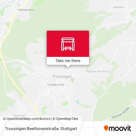 Карта Trossingen Beethovenstraße