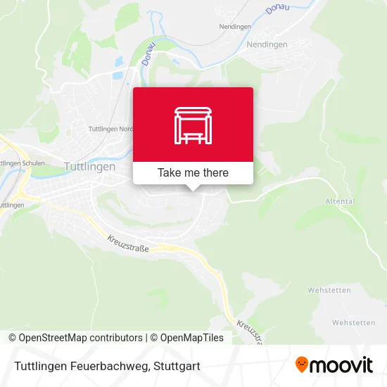 Карта Tuttlingen Feuerbachweg