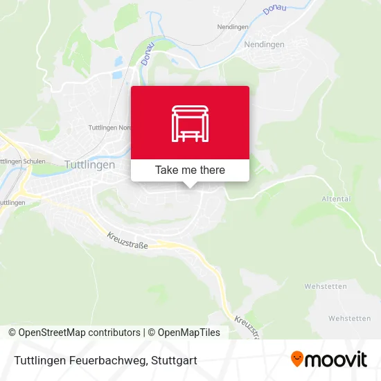 Карта Tuttlingen Feuerbachweg