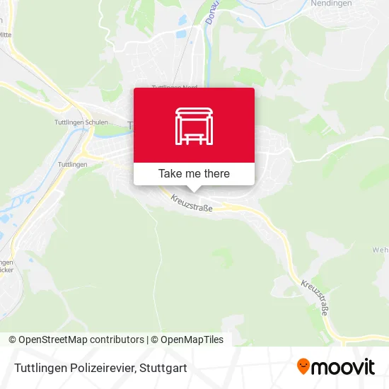 Tuttlingen Polizeirevier map