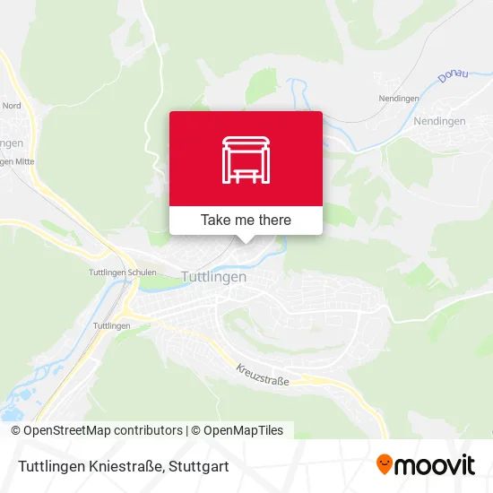 Карта Tuttlingen Kniestraße