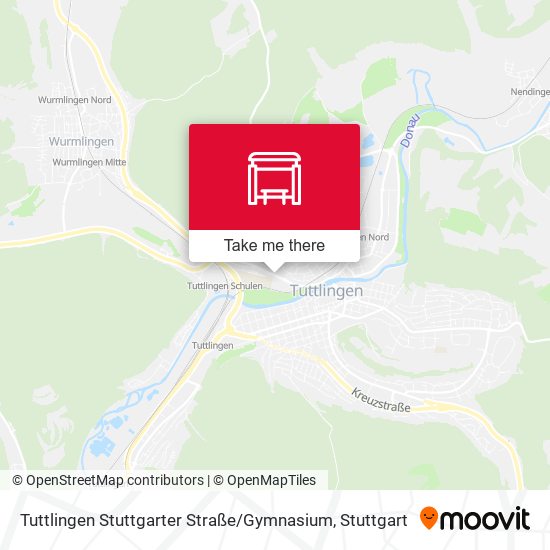 Tuttlingen Stuttgarter Straße / Gymnasium map