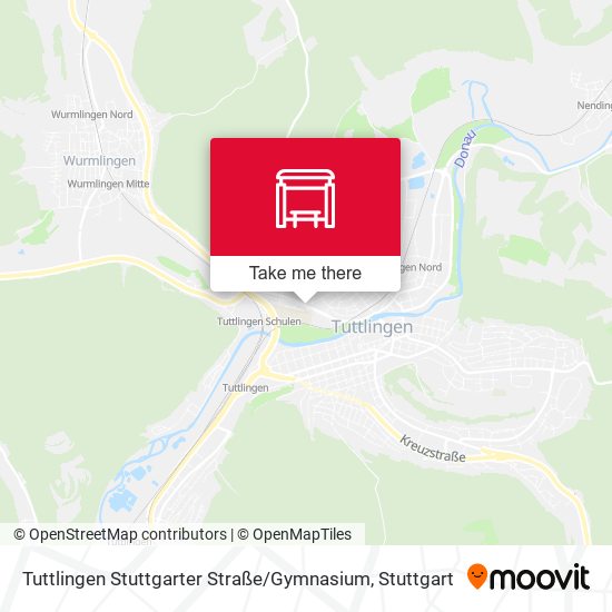 Tuttlingen Stuttgarter Straße / Gymnasium map