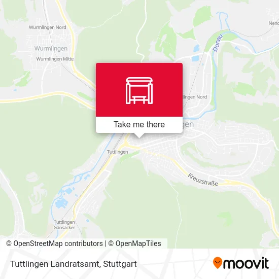 Карта Tuttlingen Landratsamt