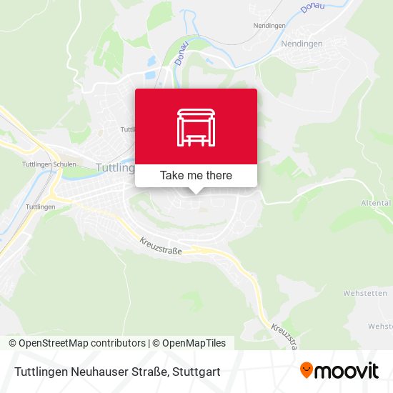 Tuttlingen Neuhauser Straße map