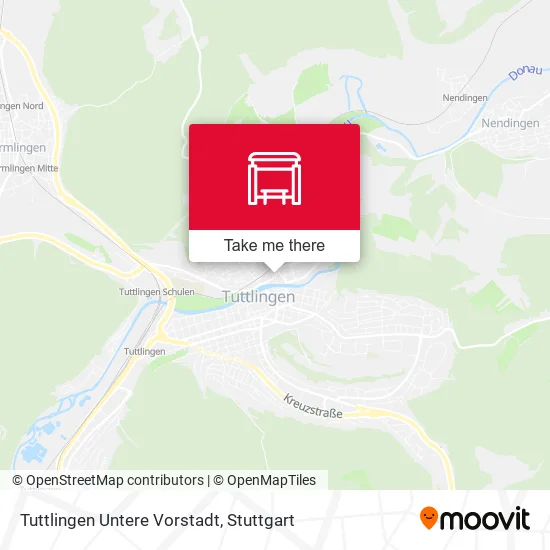 Карта Tuttlingen Untere Vorstadt