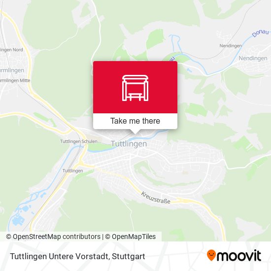 Tuttlingen Untere Vorstadt map