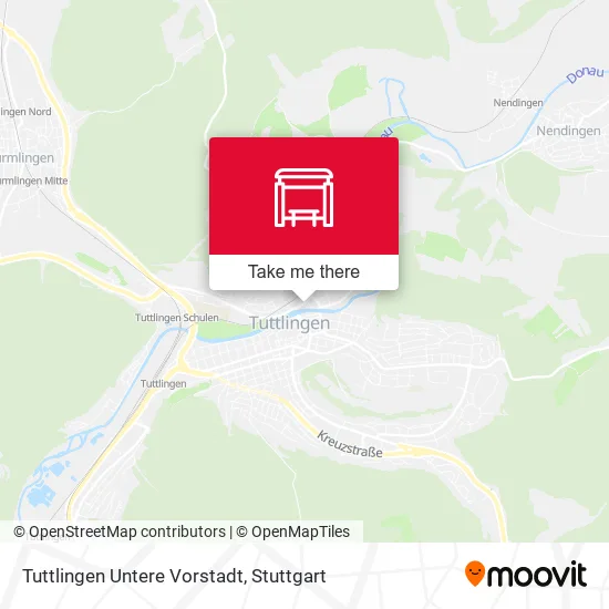 Карта Tuttlingen Untere Vorstadt