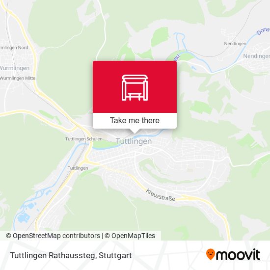 Tuttlingen Rathaussteg map