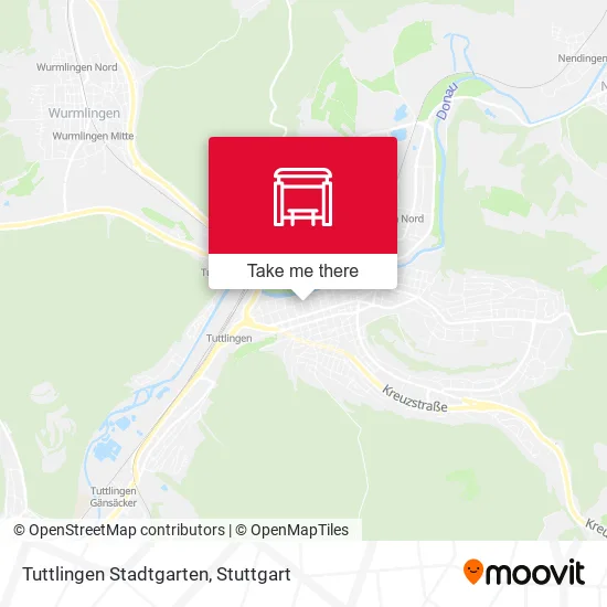 Карта Tuttlingen Stadtgarten