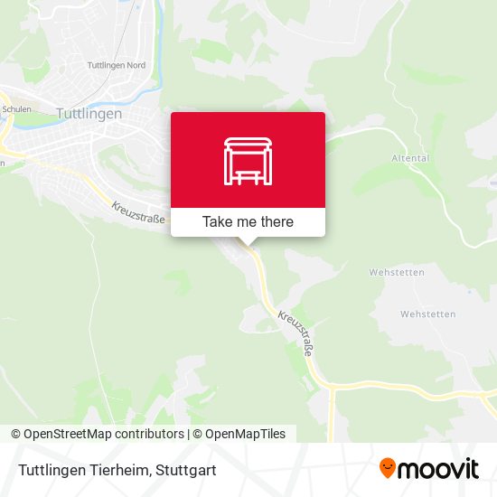 Карта Tuttlingen Tierheim