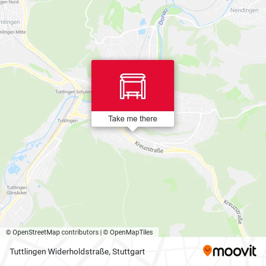 Карта Tuttlingen Widerholdstraße