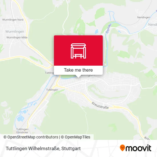 Карта Tuttlingen Wilhelmstraße