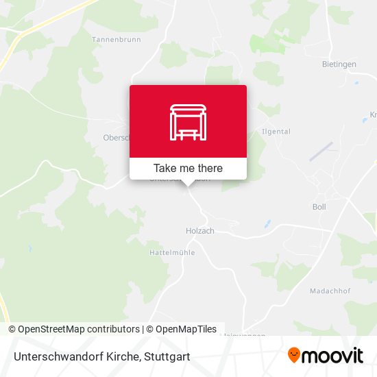 Unterschwandorf Kirche map