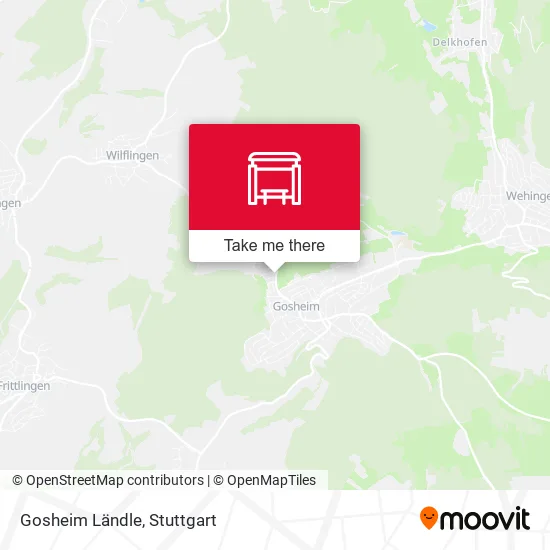 Карта Gosheim Ländle