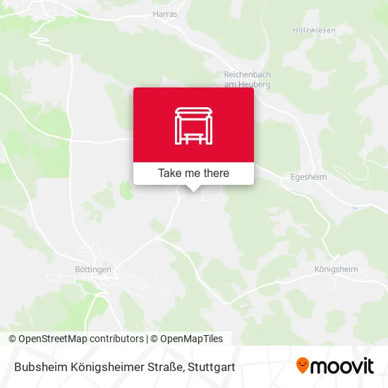 Карта Bubsheim Königsheimer Straße