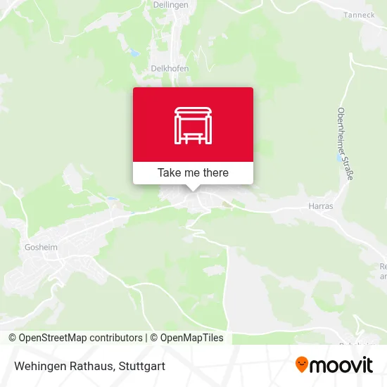 Wehingen Rathaus map