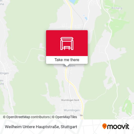 Карта Weilheim Untere Hauptstraße