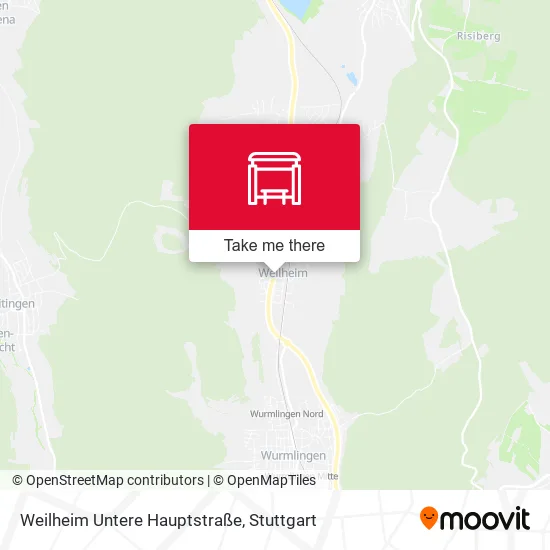 Карта Weilheim Untere Hauptstraße