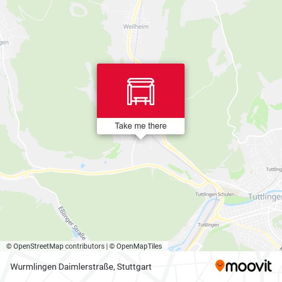 Карта Wurmlingen Daimlerstraße