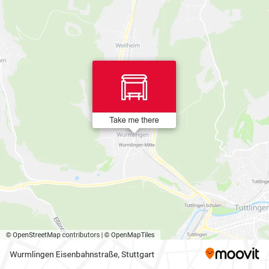 Карта Wurmlingen Eisenbahnstraße
