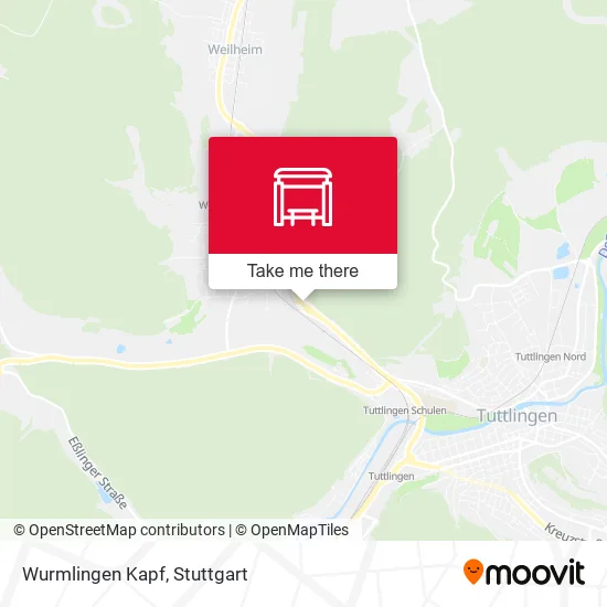 Карта Wurmlingen Kapf