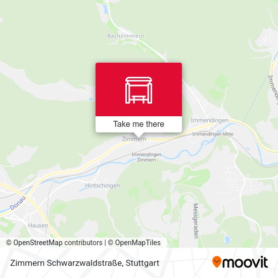 Карта Zimmern Schwarzwaldstraße
