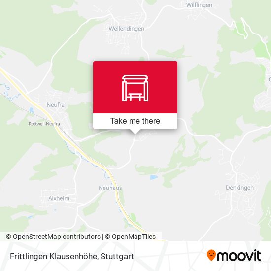 Frittlingen Klausenhöhe map