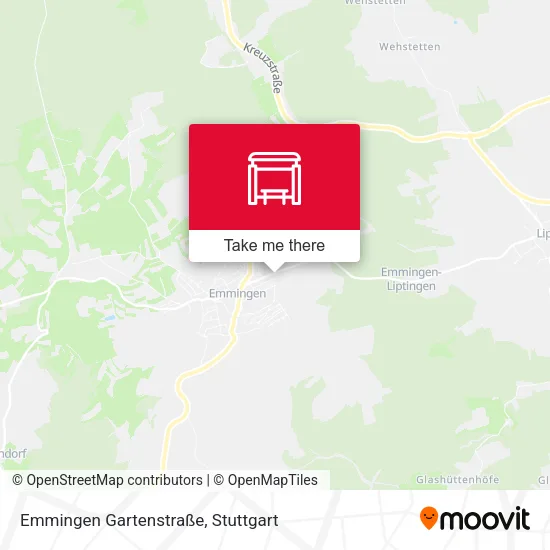 Карта Emmingen Gartenstraße