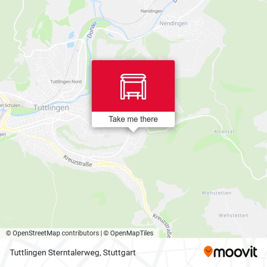 Карта Tuttlingen Sterntalerweg