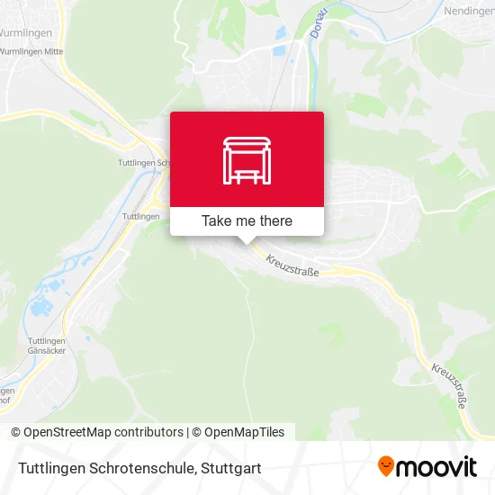 Карта Tuttlingen Schrotenschule