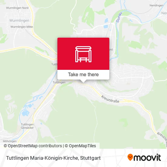 Карта Tuttlingen Maria-Königin-Kirche